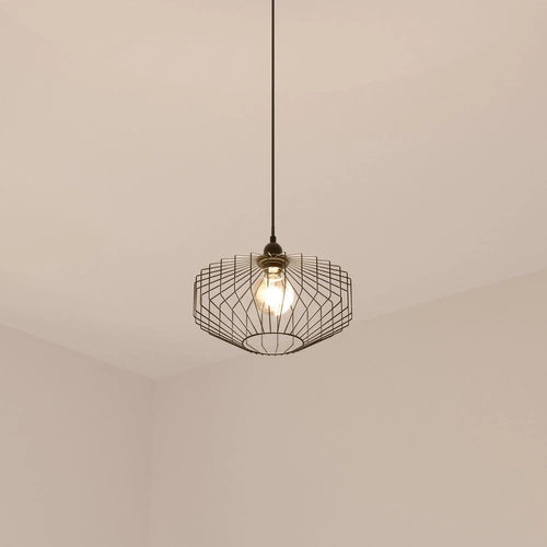 Závěsné svítidlo Azur černé moderní kovové nastavitelné do obýváku a jídelny 30,5 cm