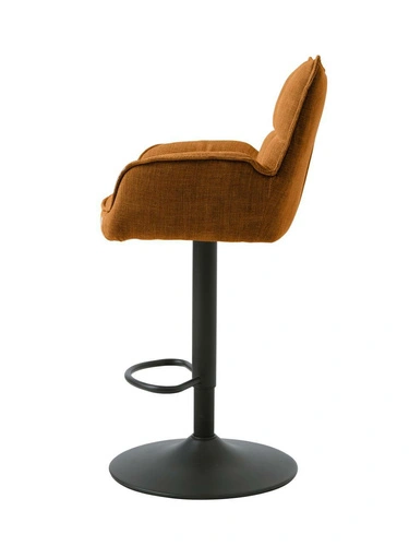 Barová židle Marilla terracotta výškově nastavitelná k kuchyňskému ostrůvku moderní