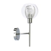 Nástěnné svítidlo Ozzo 1x40W E14 chromové čiré stínidlo