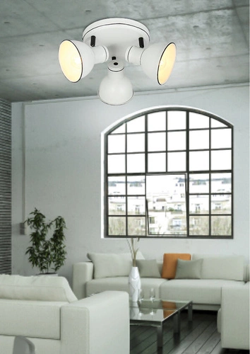 Stropní svítidlo Zumba kulaté bílé moderní kovové do obýváku a kuchyně CANDELLUX