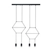 Závěsné svítidlo LINEA-4 LONG černé 70 cm