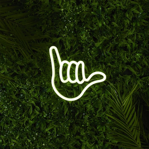 LED neonová ruční lampa