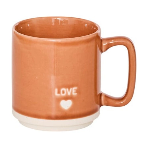 Sada 4 keramických hrnků 340 ml na kovovém stojanu Relax na kávu a čaj 5five