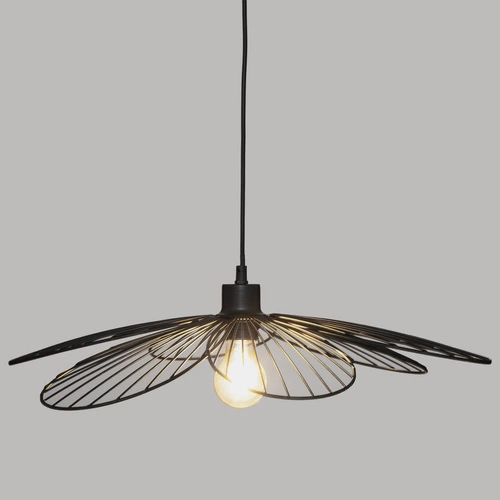 Visící lampa Fleur černá