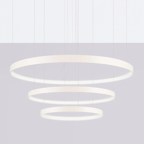 LED lustr RIO 3 béžový moderní nastavitelný do obýváku a jídelny 110 cm