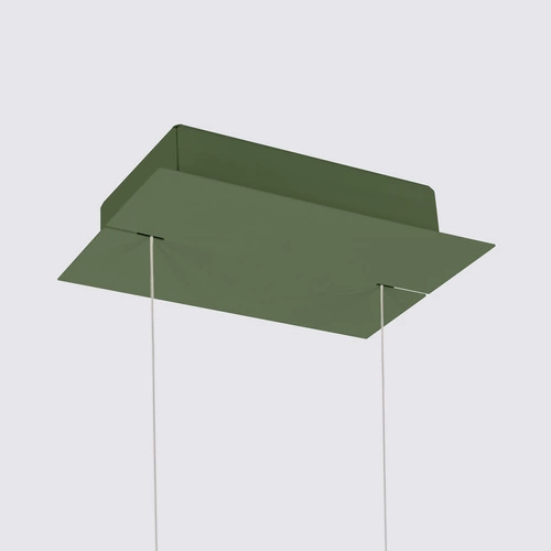 Závěsné LED svítidlo RIO 78 zelená olivová moderní nad stůl do obýváku a kuchyně s nastavitelnou výškou