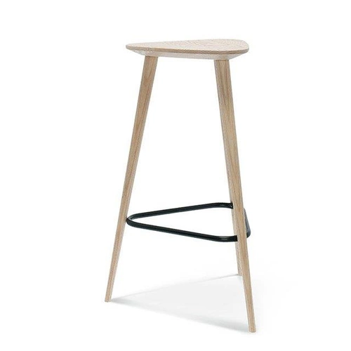 Dřevěný barový taburet bez opěradla Finn Fameg, personalizovaný, 78 cm, do kuchyně a jídelny, moderní