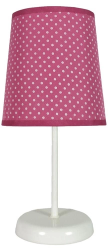 Stolní lampa Gala 1x40W E14 fuchsiové tečky