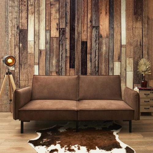 Rozkládací pohovka Canif hnědá