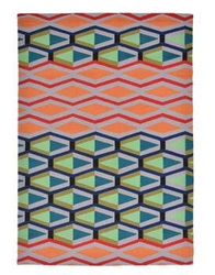 Cruz venkovní koberec moderní geometrický 140x200 multicolor na terasu a balkon snadno čistitelný