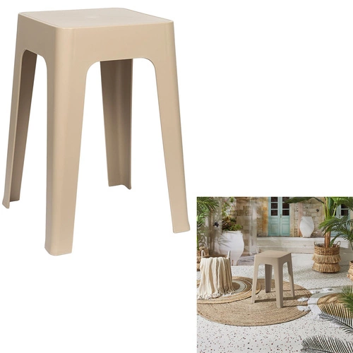 Béžová plastová stolička Spectra