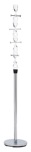 Stojanový věšák glamour Perles chromovaný a transparentní do předsíně 180 cm Intesi