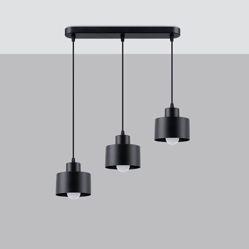 Závěsná lampa SAVAR 3 černá