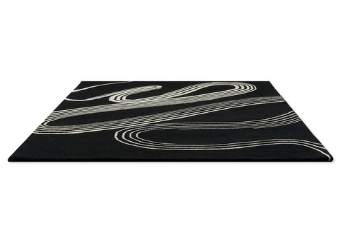 Moderní vlněný koberec Decor Flow Caviar 140x200 cm do obýváku a ložnice snadno čistitelný