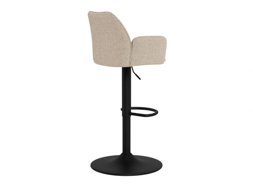 Barová židle Glenda béžová čalouněná otočná výškově nastavitelná do kuchyně