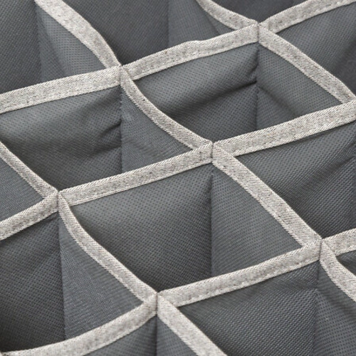 Organizátor do šuplíku na prádlo 35x31 cm, šedý