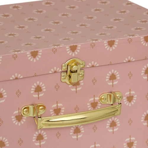 Sada 3 barevných dekoračních krabic Bella z kartonu do dětského pokoje