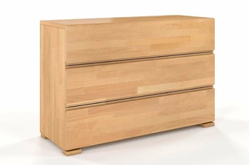 Buková komoda se zásuvkami SKANDICA Vestre 120 cm skandinávská do obýváku nebo ložnice