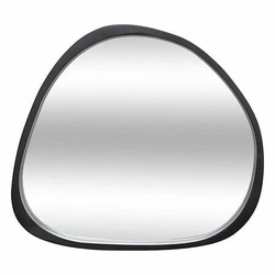 Závěsné zrcadlo Wayne 63x57 cm moderní černé do koupelny a předsíně Atmosphera