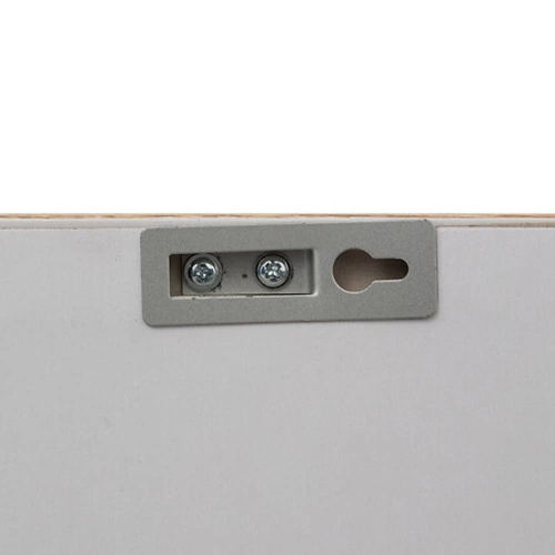 Obdélníkové zrcadlo First přírodní 34x44 cm do předsíně v dřevěném rámu na zeď