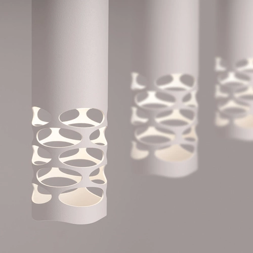 Moderní závěsné svítidlo LIRO 3L bílé kovové do obýváku a kuchyně SOLLUX LIGHTING