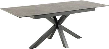 Rozkládací jídelní stůl Heaven 168/210x90 černý industriální keramická deska Actona