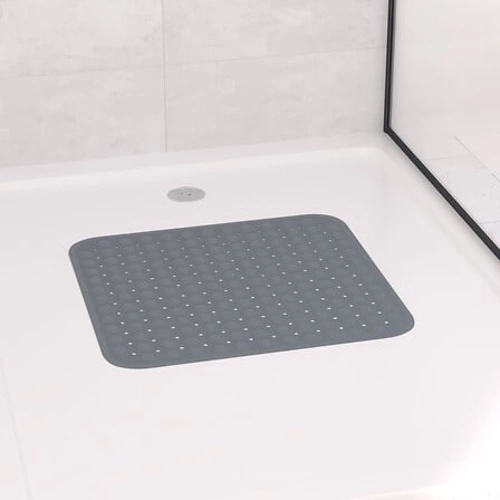 Protiskluzová podložka do sprchy 53x53 šedá moderní 5five simply smart