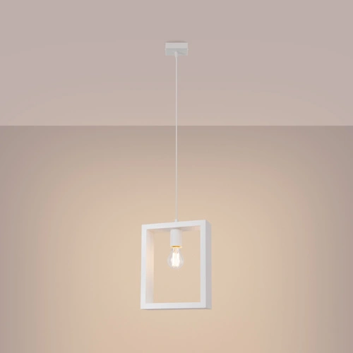 Závěsné svítidlo ARIES bílé skandinávský styl do obýváku a jídelny s nastavitelnou výškou