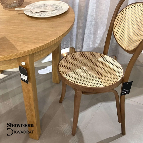 Dřevěná jídelní židle Fameg A-10 čalouněná, retro vintage, na míru