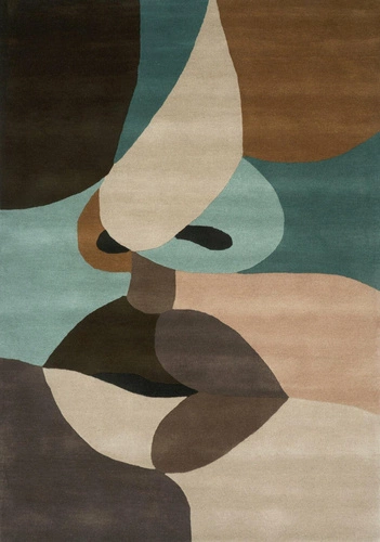 Moderní vlněný koberec do obýváku Venus Pastelle 160x230 cm ručně tkaný multicolor