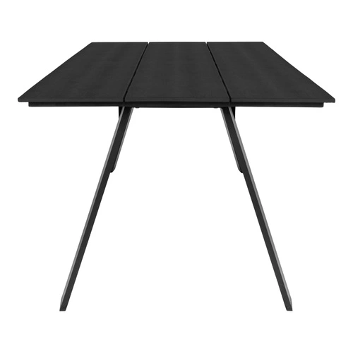 Jídelní stůl Toronto 100x220 cm černý moderní pevný na terasu a zahradu Intesi
