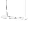 Závěsné svítidlo CHAIN 158 bílé LED moderní nad kuchyňský ostrůvek