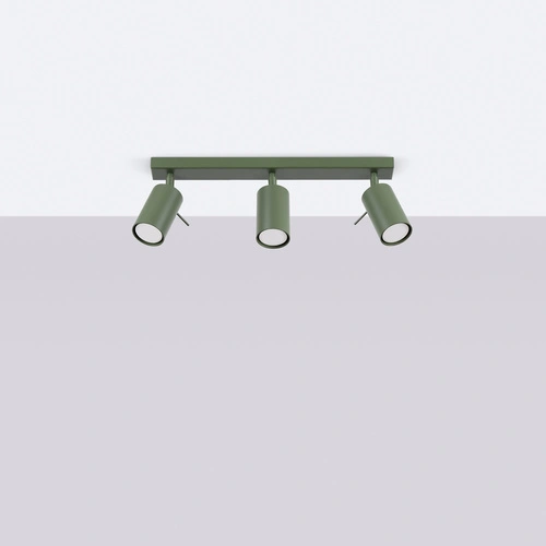 Stropní svítidlo RING 3L moderní olivové do obýváku a ložnice pohyblivé SOLLUX