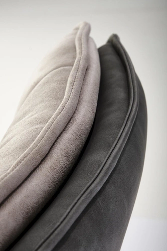 Otočná židle Rolan Intesi čalouněná šedá s područkami do kanceláře a obývacího pokoje