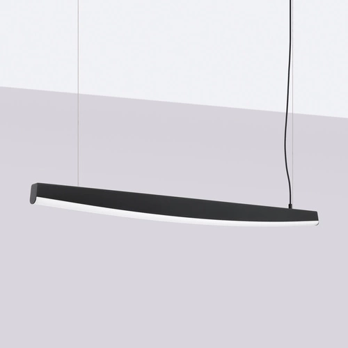 Moderní závěsné svítidlo JORUN 120 černé LED s nastavitelnou výškou do obývacího pokoje a jídelny