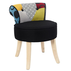 Židle Eleonora mini black patchwork