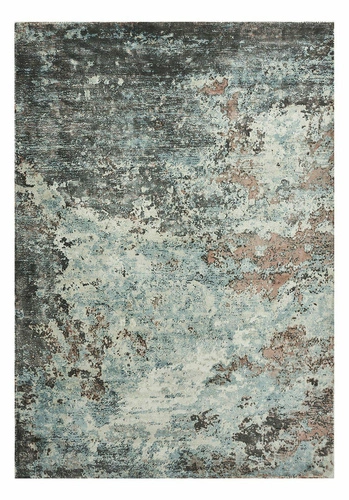 Moderní viskózový koberec do obýváku Sintra Teal Peach 200x300 cm Carpet Decor