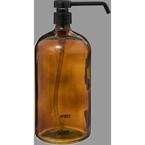 Dávkovač na mýdlo 1l jantarová