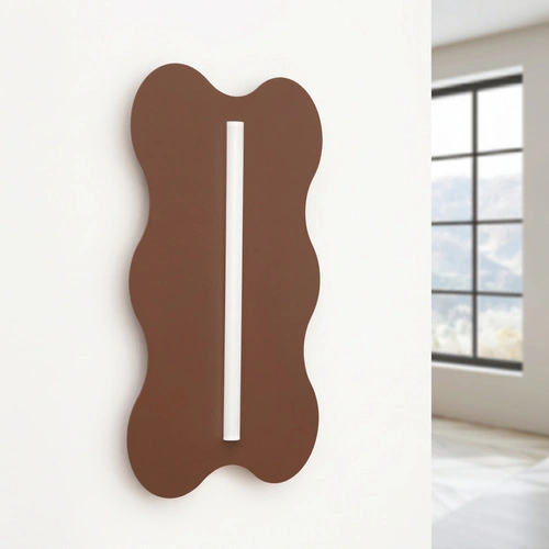 Nástěnné svítidlo KLOVER hnědé moderní LED do obývacího pokoje