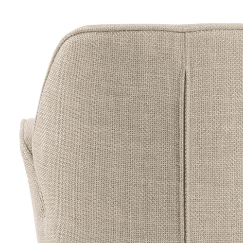 Otočená čalouněná židle s područkami Aura Actona béžová do jídelny a obýváku