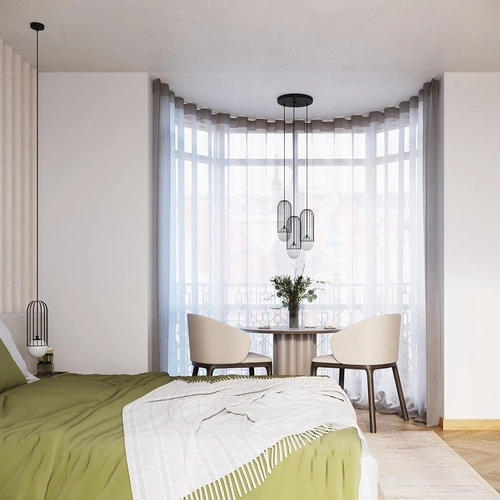 Závěsné svítidlo BRINA 3L černé moderní trojité nad stůl do obýváku a jídelny