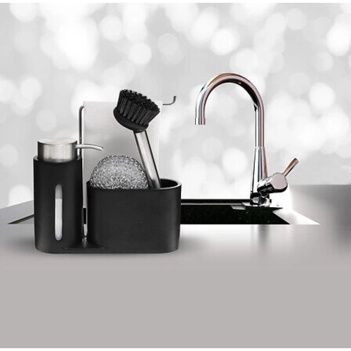 Kuchyňský organizér s příslušenstvím černý