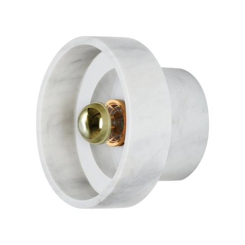 Nástěnné svítidlo UNIVERSO moderní mramorovo-zlaté 18 cm do obýváku a ložnice