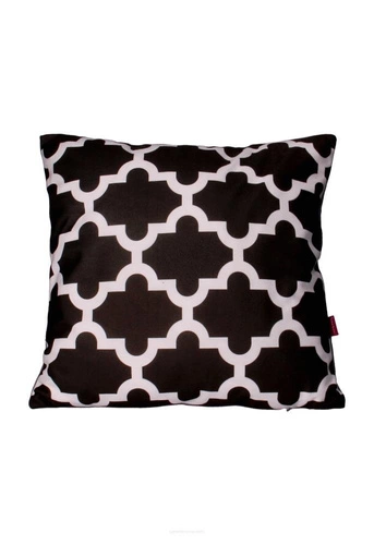 Sametový dekorativní polštář Glam black 40x40 cm antialergický do obýváku Intesi