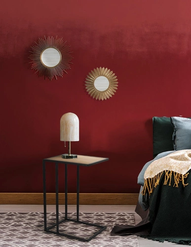 Konferenční stolek Seaford obdélníkový moderní dubový s policí do obýváku Intesi