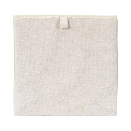 Intesi Emilia látková úložná krabice 30x30 do regálu a šatní skříně béžová