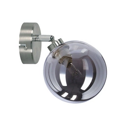 Nástěnné svítidlo Rodia moderní grafitové skleněné do obýváku a ložnice CANDELLUX LIGHTING