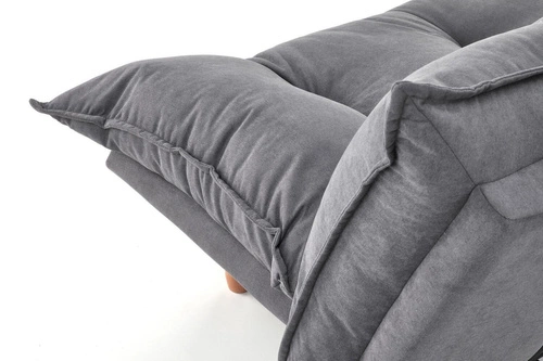 Rozkládací pohovka s funkcí spaní Judson šedá skandinávská do obýváku a studentského pokoje