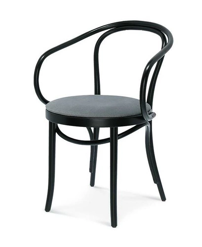 Dřevěná čalouněná židle Fameg B-9 na míru do jídelny a kuchyně retro styl