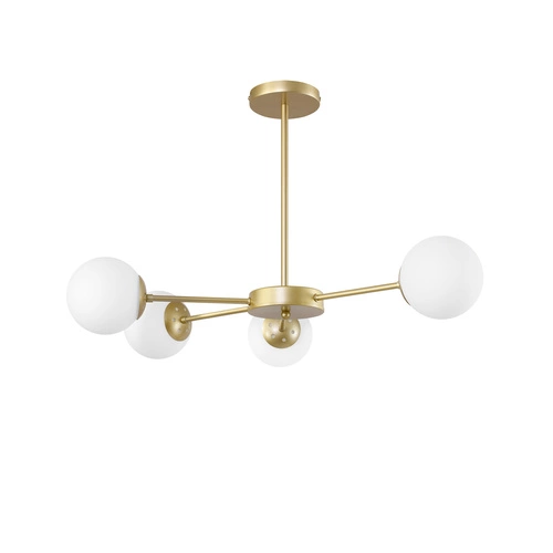 Závěsné svítidlo koule Mati zlaté do obýváku a jídelny klasické 4-bodové Candellux